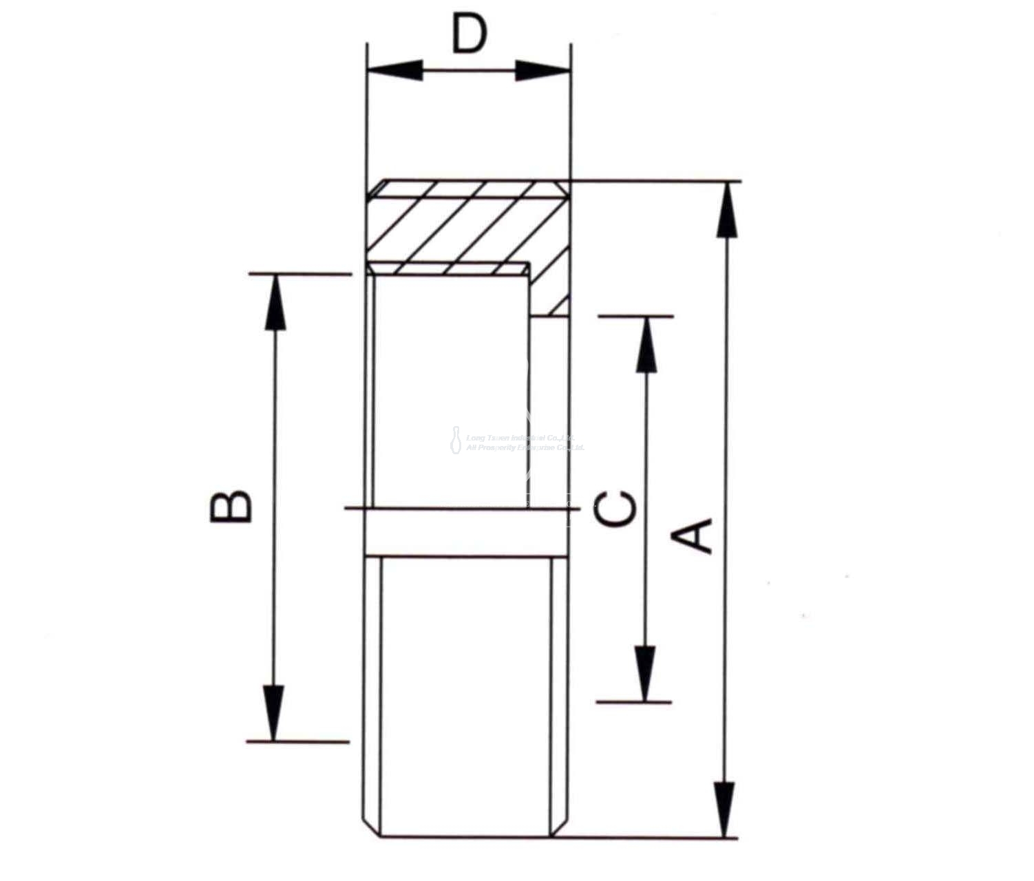 MACON-13R Round Slotted Nut